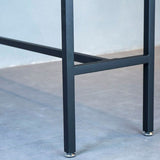 Mesa de altura de la barra industrial Mesa de pub de bistro de mármol blanco blanco para uso de patio