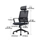 Modern Computer Ergonomic Mesh Chair Height-adjustable Office Chair Clearhalo 'furn' 'furn_office_chair' 'Furniture' 'Office Chairs' 'Office Furniture' 'office_chair' 1200x1200_6f3f102a-3ae2-455e-b09e-cf38bd41ca8c