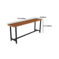 Industrial 1/9 Pieces Bar Table Set Rectangle Pine Wood Counter Table for Cafe Clearhalo 'Bar Furniture' 'furn' 'furn_home_bar_bar_sets' 'Furniture' 'Home Bars & Bar Sets' 'home_bar_bar_sets' 'Kitchen & Dining Furniture' 1200x1200_6f3fc9b6-a4f6-41f4-bab3-c95a190740c9
