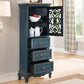 Industrial Accent Cabinet with Drawers and Bracket Legs Side Cabinet Clearhalo 'Cabinets & Chests' 'cabinets_chests' 'furn' 'furn_cabinets_chests' 'Furniture' 'Living Room Furniture' 1200x1200_6f4281d9-40e8-42f3-b518-71ee1fe09e19