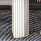 Oval Sintered Stone Dining Table Modern Table in White with Metal Double Pedestal Base Clearhalo ' dining_table' 'Dining Tables & Seating' 'Dining Tables' 'furn' 'furn_dining_table' 'Furniture' 'furniture_dining_table' 'Kitchen & Dining Furniture' 'kitchen&dining_furn' 'kitchen' 'kitchen_dining_table' 1200x1200_6f428a25-b773-49d6-9ed7-d0681e9cf2a2