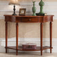 Mesa de consola de la mesa de la mesa de la madera de goma victoriana para el hall