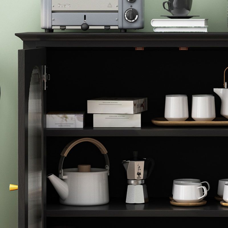 Stitboard a buffet in legno a buffet in stile glam con 2 porte, 33,46 "W