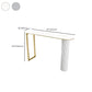 Stone Bar Table Modern Style Bistro Pub Table for Dining Room Clearhalo 'Bar Furniture' 'Bar Tables' 'bar_tables' 'furn' 'furn_bar_tables' 'Furniture' 'Kitchen & Dining Furniture' 1200x1200_6f44e063-be55-4c2a-8b21-677c5fb67f02