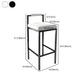 Contemporary Footrest Upholstered Home Stool Matte Finish Low Back Barstool Clearhalo 'Bar Furniture' 'Bar Stools' 'bar_stools' 'furn' 'furn_bar_stools' 'Furniture' 'furniture_bar_stools' 'Kitchen & Dining Furniture' 1200x1200_6f45c16b-da7b-464e-a632-db57e22d2170