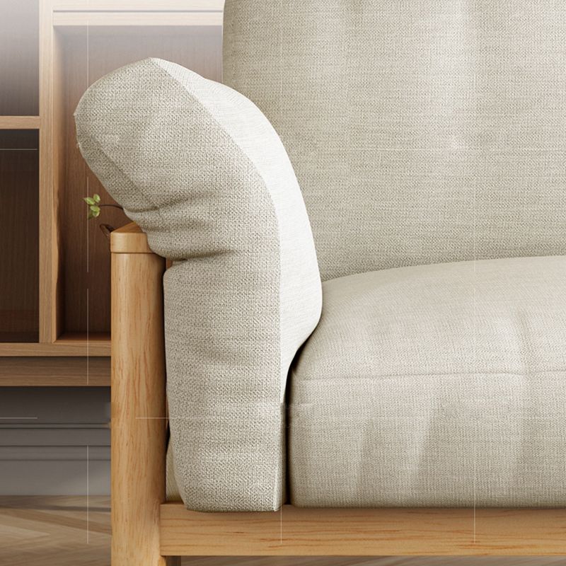 Pillow Top Arm Sofa Cushions 32.68" D x 32.68" H Slipcovered Sofa Clearhalo 'furn' 'furn_sofas' 'Furniture' 'furniture_sofas' 'kitchen' 'kitchen_sofas' 'Living Room Furniture' 'Sofa' 'sofas' 1200x1200_6f46cfcf-ea99-4bcb-81c5-d1aa8c013b01