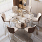 Modern Dining Sintered Stone Table Dining Round Table for Home Clearhalo 'Dining Tables & Seating' 'Dining Tables' 'dining_table' 'furn' 'furn_dining_table' 'Furniture' 'Kitchen & Dining Furniture' 1200x1200_6f497762-8d4b-4e3f-8ec2-a1587be758c4