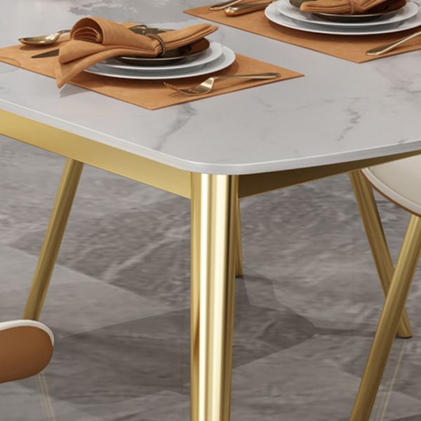 Sintered Stone Modern Style Dining Table White Rectangle Table with 4 Legs Clearhalo ' dining_table' 'Dining Tables & Seating' 'Dining Tables' 'furn' 'furn_dining_table' 'Furniture' 'furniture_dining_table' 'Kitchen & Dining Furniture' 'kitchen&dining_furn' 'kitchen' 'kitchen_dining_table' 1200x1200_6f4a5f10-9daf-4878-9130-5c2f1ef3a635