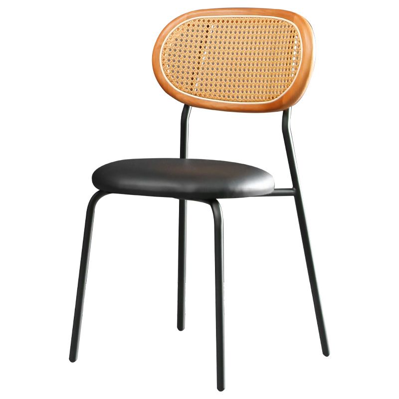 Contemporary Style Metal Chair Set Kitchen Dining Room Open Back Side Chairs Clearhalo ' kitchen&dining_furn' 'Dining Chairs' 'Dining Tables & Seating' 'dining_chair' 'furn' 'furn_dining_chair' 'Furniture' 'furniture_dining_chair' 'Kitchen & Dining Furniture' 'kitchen' 1200x1200_6f4a98f6-451d-4d08-b13f-a70288053290