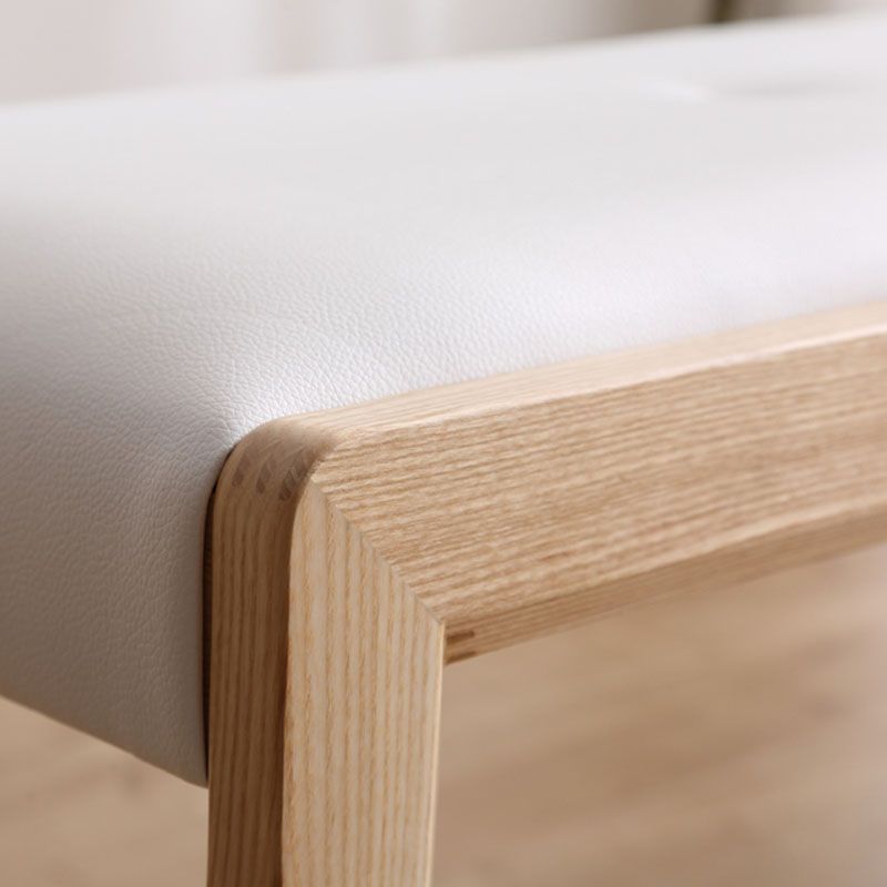 Contemporary Solid Wood Home Bench 18.8" Height Seating Bench with Legs Clearhalo 'Benches' 'Chairs & Seating' 'furn' 'furn_benches' 'Furniture' 'Living Room Furniture' 1200x1200_6f4beca8-aead-47a4-b66c-6c7769b9e50f