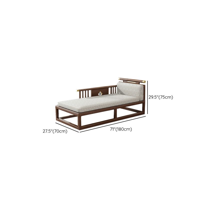 Traditional Living Room Chaise Solid Wood Chaise Lounge with Upholstered Clearhalo 'Chairs & Seating' 'Chaise Lounge' 'chaise_lounge' 'furn' 'furn_chaise_lounge' 'Furniture' 'Living Room Furniture' 1200x1200_6f4c4894-51f1-468f-a1d2-1d602991d58b