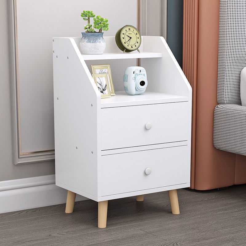 Open Storage Accent Table Nightstand Antique Finish Modern Bed Nightstand with Legs Clearhalo 'Bedroom Furniture' 'furn' 'furn_night_stand' 'Furniture' 'night_stand' 'Nightstands' 1200x1200_6f4c72ce-cc44-4ab6-9ec4-f765b6a7abd8
