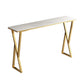 Rectangle Stone Bistro Table Modern Pub Table with Double Pedestal Clearhalo 'Bar Furniture' 'Bar Tables' 'bar_tables' 'furn' 'furn_bar_tables' 'Furniture' 'Kitchen & Dining Furniture' 1200x1200_6f4e12b4-52f4-483d-ae25-9db03bc087ed