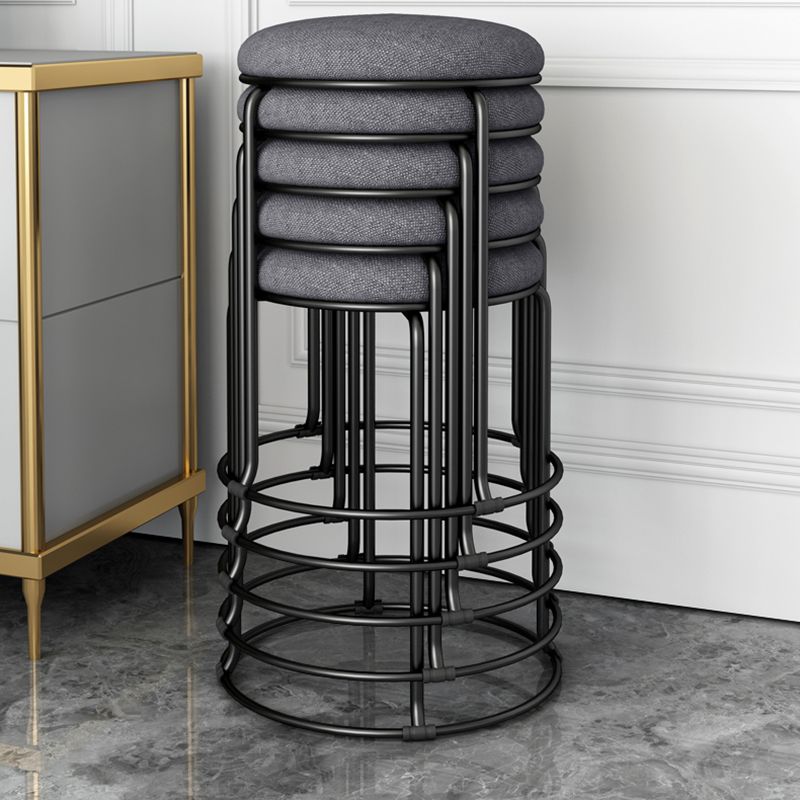 Standard Ottoman Round Corduroy Glam Whole Colored Tear Resistant Ottoman Clearhalo 'furn' 'furn_ottomans_poufs' 'Furniture' 'Living Room Furniture' 'Ottomans & Poufs' 'ottomans_poufs' 1200x1200_6f4ee49f-991d-49ea-8ff0-99e7be643bb9