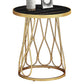 Round Faux Marble Side Table 47"L X 47"W X 62"H Iron Block Side End Snack Table Clearhalo 'Coffee & Accent Tables' 'End & Side Tables' 'end_side_table' 'end_side_tables' 'furn' 'furn_end_side_tables' 'Furniture' 'furniture_end_side_table' 'Living Room Furniture' 1200x1200_6f4f9878-ff29-4188-9326-9abe18c3055c