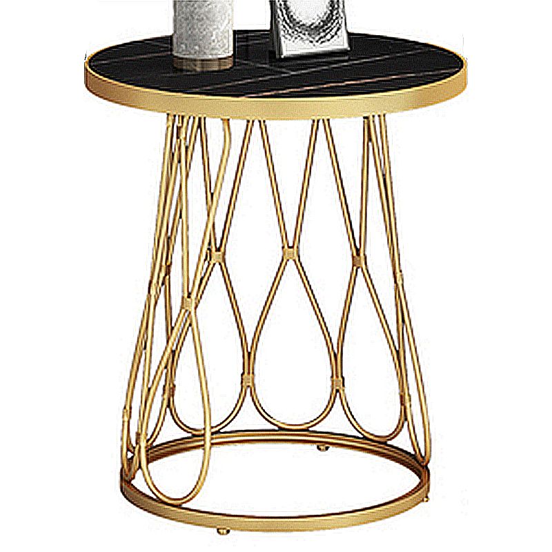 Round Faux Marble Side Table 47"L X 47"W X 62"H Iron Block Side End Snack Table Clearhalo 'Coffee & Accent Tables' 'End & Side Tables' 'end_side_table' 'end_side_tables' 'furn' 'furn_end_side_tables' 'Furniture' 'furniture_end_side_table' 'Living Room Furniture' 1200x1200_6f4f9878-ff29-4188-9326-9abe18c3055c