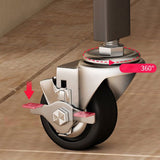 Foldable Bookcase Open Back Bookshelf with Casters for Study Room Office Clearhalo 'Bookcases' 'furn' 'furn_bookcases' 'Furniture' 'furniture_bookcases' 'Office Furniture' 1200x1200_6f4ff692-4115-4a48-a328-73aaedfc6adc