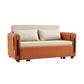 Faux Leather Folding Sleeper Sofa No Distressing Storage Convertible Sofas Clearhalo 'furn' 'furn_futons' 'Furniture' 'Futons & Daybeds' 'Futons' 'Living Room Furniture' 1200x1200_6f50fc84-c961-432b-9b31-9ee3015808bc