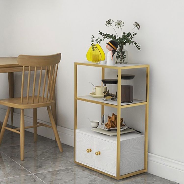 Glam Style Open Bookshelf Etagere Shelf Bookcase with Cabinet for Home Clearhalo 'Bookcases' 'furn' 'furn_bookcases' 'Furniture' 'furniture_bookcases' 'Office Furniture' 1200x1200_6f51201e-8b94-46c4-8228-31750df1e461