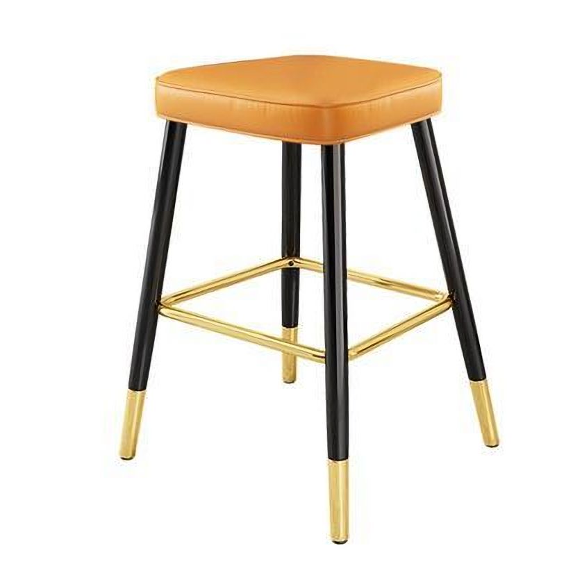 Scandinavian Style Armed Low Back Stools for Home Leather Counter Stool Clearhalo 'Bar Furniture' 'Bar Stools' 'bar_stools' 'furn' 'furn_bar_stools' 'Furniture' 'furniture_bar_stools' 'Kitchen & Dining Furniture' 1200x1200_6f535a12-5e39-4c51-a501-fefe2eb78d3d
