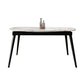 White Stone Dining Site Table Modern Round 4 Legs Dining Table Clearhalo 'Dining Tables & Seating' 'Dining Tables' 'dining_table' 'furn' 'furn_dining_table' 'Furniture' 'Kitchen & Dining Furniture' 1200x1200_6f537a96-1c2c-481c-9047-8fba467c0e96