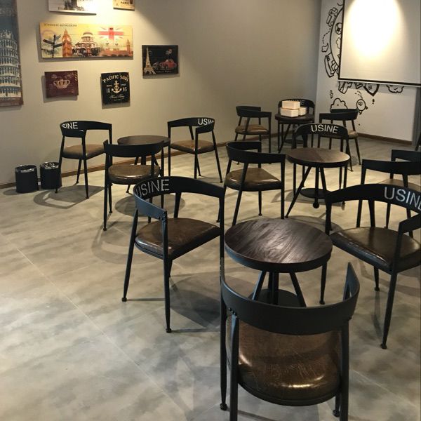 Industrial Dining Chair 21'' Wide Open Back Dining Side Chair with Metal Legs for Home Use Clearhalo ' kitchen&dining_furn' 'Dining Chairs' 'Dining Tables & Seating' 'dining_chair' 'furn' 'furn_dining_chair' 'Furniture' 'furniture_dining_chair' 'Kitchen & Dining Furniture' 'kitchen' 1200x1200_6f54a300-ca07-4001-8fa0-d05ac809923e