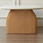 Scandinavian Pine Wood Coffee Table with Sled Base Oval Coffee Table Clearhalo 'Coffee & Accent Tables' 'Coffee Tables' 'coffee_tables' 'furn' 'furn_coffee_tables' 'Furniture' 'Living Room Furniture' 1200x1200_6f558690-a686-4a9c-ab61-2fa1302ddd3c
