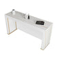 Modern Rectangle Bar Counter Table Sintered Stone Dining Table for Kitchen Clearhalo 'Bar Furniture' 'Bar Tables' 'bar_tables' 'furn' 'furn_bar_tables' 'Furniture' 'furniture_bar_tables' 'Kitchen & Dining Furniture' 1200x1200_6f568e61-b2cd-4e70-a23c-f1f029228bc5