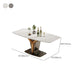 Rectangle Pedestal Dinner Room Kitchen Table Modern Dining Site Table Clearhalo 'Dining Tables & Seating' 'Dining Tables' 'dining_table' 'furn' 'furn_dining_table' 'Furniture' 'Kitchen & Dining Furniture' 1200x1200_6f576356-d30c-4aa6-8ee5-817155bc51ea