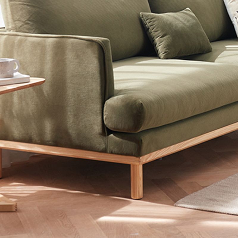 Recessed Arm Loose Back Sofa 35"W Velvet Sofa for Living Room Clearhalo 'furn' 'furn_sofas' 'Furniture' 'furniture_sofas' 'kitchen' 'kitchen_sofas' 'Living Room Furniture' 'Sofa' 'sofas' 1200x1200_6f5a62c4-d594-4365-a88a-84811fdef92c