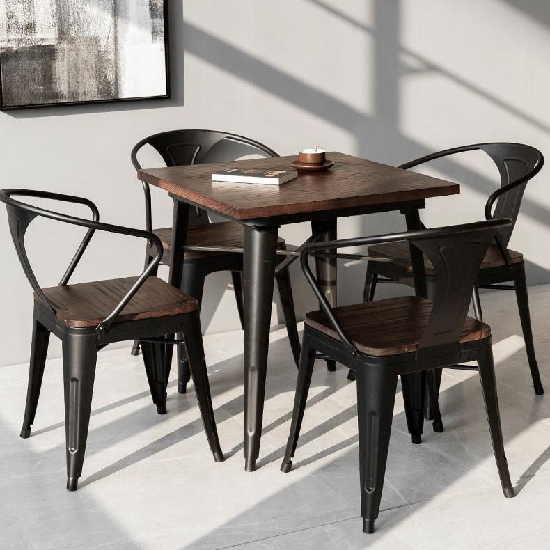 Juego de mesa de estilo industrial 1/2/5/7 Piezas Juego de comidas para uso en el hogar