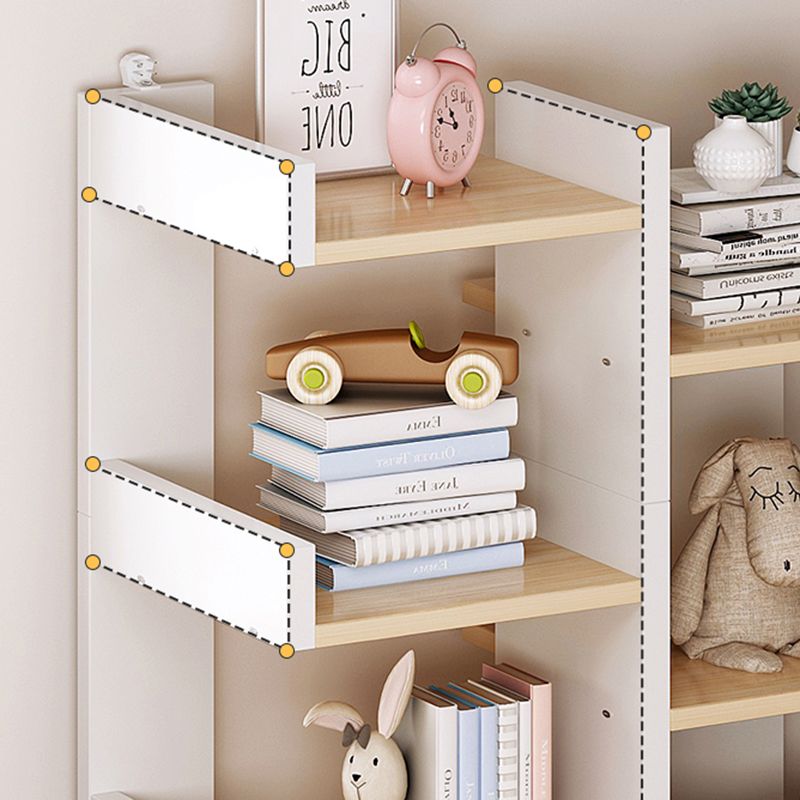 Scandinavian Manufactured Wood Etagere Bookshelf Vertical Open Bookcase for Home Clearhalo 'Bookcases' 'furn' 'furn_bookcases' 'Furniture' 'furniture_bookcases' 'Office Furniture' 1200x1200_6f5b3aab-3e9b-4203-a826-8b758c1a7f5a