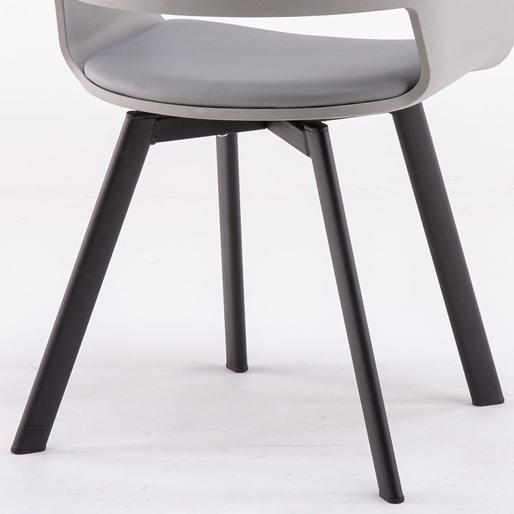 Metal Industrial Kitchen Dining Room Chair Open Back Armchair Clearhalo ' kitchen&dining_furn' 'Dining Chairs' 'Dining Tables & Seating' 'dining_chair' 'furn' 'furn_dining_chair' 'Furniture' 'furniture_dining_chair' 'Kitchen & Dining Furniture' 'kitchen' 1200x1200_6f5b6533-a16a-4294-a6be-94780af7053f