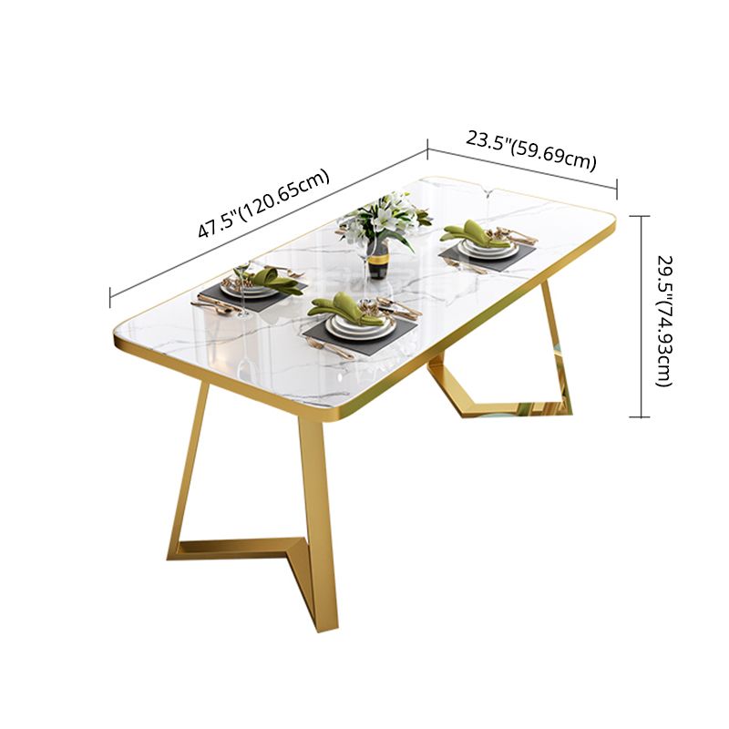 Nordic Traditional Height Sintered Stone Dining Table Rectangle Dining Room Set For Home Clearhalo 'Dining Room Sets' 'Dining Tables & Seating' 'dining_room_set' 'furn' 'furn_dining_room_set' 'Furniture' 'furniture_dining_room_set' 'Kitchen & Dining Furniture' 'kitchen&dining_furn' 'kitchen' 1200x1200_6f5e16f0-cd3b-4946-a1f2-1962ec95a5b0