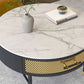 17.7" H Round Slate Coffee Table 4 Legs Cocktail Table with Drawer Clearhalo 'Coffee & Accent Tables' 'Coffee Tables' 'coffee_tables' 'furn' 'furn_coffee_tables' 'Furniture' 'Living Room Furniture' 1200x1200_6f60d9a8-a24b-42a9-abd5-c05af820049b