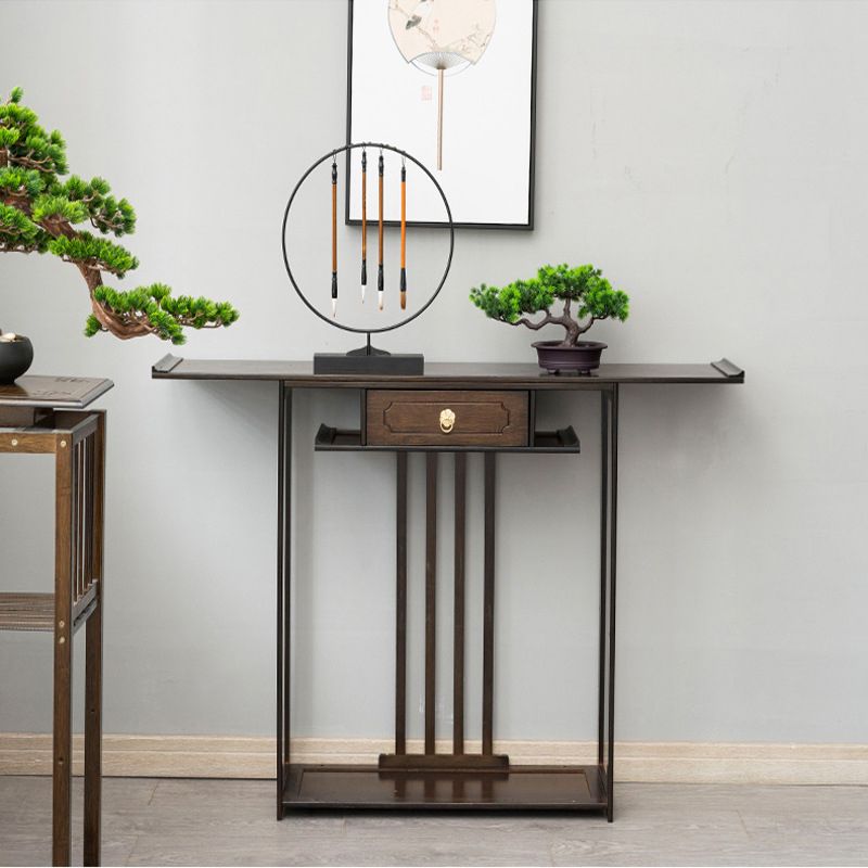 Tabella della console moderna di 31 "H Mid-secolo Tabella del singolo cassetto