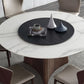 Contemporary Round Stone Standard Height Table Dining Table with Pedestal Base Clearhalo ' dining_table' 'Dining Tables & Seating' 'Dining Tables' 'furn' 'furn_dining_table' 'Furniture' 'furniture_dining_table' 'Kitchen & Dining Furniture' 'kitchen&dining_furn' 'kitchen' 'kitchen_dining_table' 1200x1200_6f618c1b-d701-44a6-b98c-6012d91b5e82