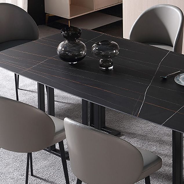 Modern 1/4/5/7 Pieces Dining Rectangle Dining Table Set for Home Use Clearhalo 'Dining Room Sets' 'Dining Tables & Seating' 'dining_room_set' 'furn' 'furn_dining_room_set' 'Furniture' 'furniture_dining_room_set' 'Kitchen & Dining Furniture' 'kitchen&dining_furn' 'kitchen' 1200x1200_6f623aeb-782e-4911-9418-818409444dea