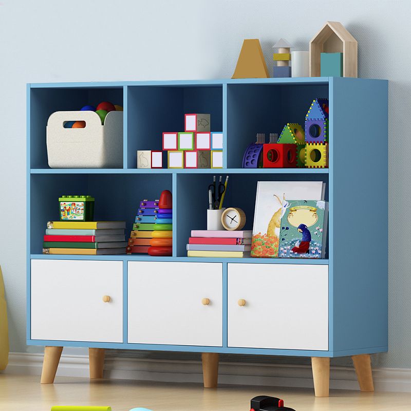 Wooden Shelf Bookcase Closed Back Bookshelf with Doors for Office Clearhalo 'Bookcases' 'furn' 'furn_bookcases' 'Furniture' 'furniture_bookcases' 'Office Furniture' 1200x1200_6f661ee5-7304-4391-98b5-5999b90c7745