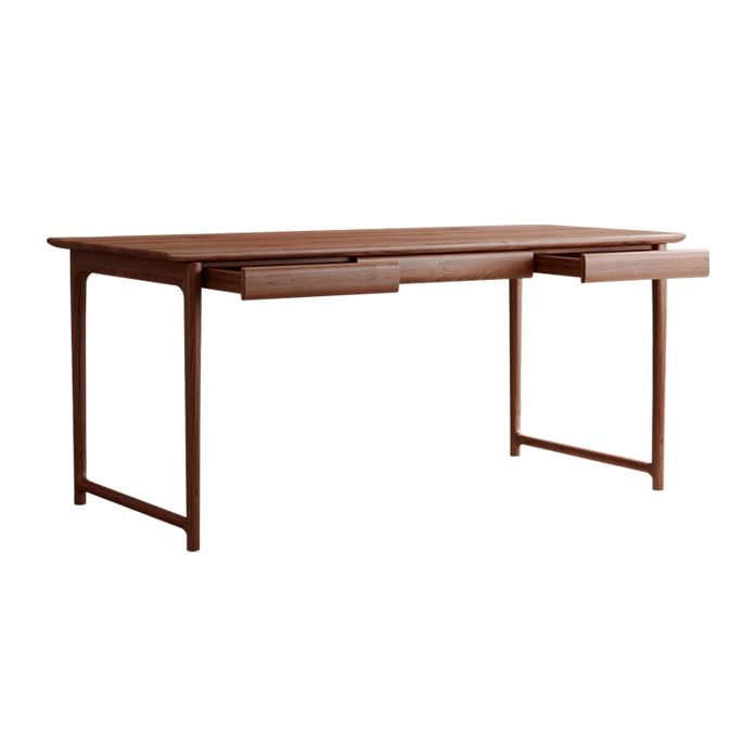 Industrial Ash Wood Dining Table Brown Rectangle Table with Double Pedestal Clearhalo ' dining_table' 'Dining Tables & Seating' 'Dining Tables' 'furn' 'furn_dining_table' 'Furniture' 'furniture_dining_table' 'Kitchen & Dining Furniture' 'kitchen&dining_furn' 'kitchen' 'kitchen_dining_table' 1200x1200_6f677b47-ea35-48dc-8779-fd286ae266d2