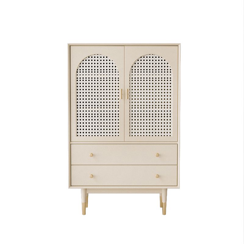 Server in stile glam tavolo da buffet in legno con cassetti e archiviazione