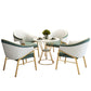 Round Table Dinette Table Traditional Luxury Dinner Room Furniture with Metal Base Clearhalo ' dining_table' 'Dining Tables & Seating' 'Dining Tables' 'furn' 'furn_dining_table' 'Furniture' 'furniture_dining_table' 'Kitchen & Dining Furniture' 'kitchen&dining_furn' 'kitchen' 'kitchen_dining_table' 1200x1200_6f67d5be-5699-4eb1-b37e-579baca85a2e