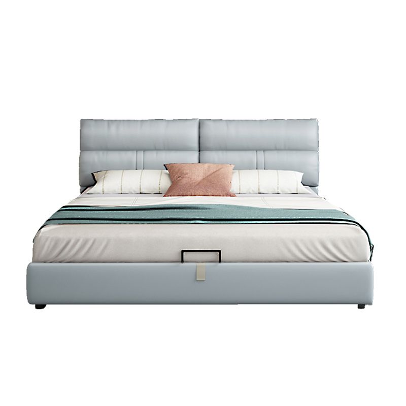Mattress Included Platform Bed Frame Upholstered Headboard Platform Bed Clearhalo 'Bedroom Furniture' 'Beds' 'furn' 'furn_beds' 'Furniture' 1200x1200_6f683419-97d3-4059-b8c7-0de4c783c7d2