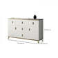 Glam Bedroom Stone Storage Chest Horizontal Chest in White with Drawers Clearhalo 'Bedroom Furniture' 'Dressers & Chests' 'dressers_chests' 'furn' 'furn_dressers_chests' 'Furniture' 1200x1200_6f69a280-1d7e-48d7-8ee9-8894fdaa9a13