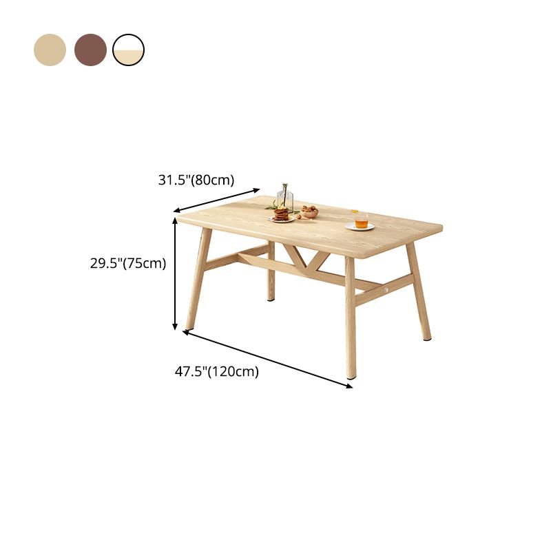 Modern 1/2/5/7 Pieces Dining Set Rectangle Wood Dining Table for Dining Room Clearhalo 'Dining Room Sets' 'Dining Tables & Seating' 'dining_room_set' 'furn' 'furn_dining_room_set' 'Furniture' 'Kitchen & Dining Furniture' 'kitchen&dining_furn' 'kitchen' 1200x1200_6f69c594-f3be-43cd-9899-82c5322953a6