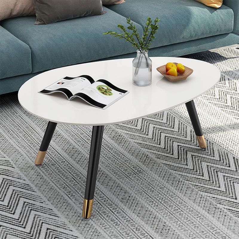 Ensemble de table basse contemporaine sans table basse en bois à 3 pieds pénibles