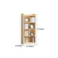 Contemporary Wooden Vertical Book Shelf Closed Back Brown Shelf Bookcase for Study Room Clearhalo 'Bookcases' 'furn' 'furn_bookcases' 'Furniture' 'Office Furniture' 1200x1200_6f6c9804-ac0f-43eb-af9c-290a24d25dc7