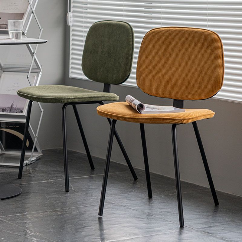 Contemporary Upholstered Open Arm Chair Matte Finish Home Dining Chair Clearhalo 'Dining Chairs' 'Dining Tables & Seating' 'dining_chair' 'furn' 'furn_dining_chair' 'Furniture' 'furniture_dining_chair' 'Kitchen & Dining Furniture' 1200x1200_6f6cff03-2e9c-412b-9d76-fbf995beebd7