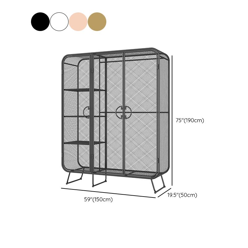 Moderno armadio in stile armadio in metallo armadio berretto armadio