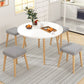 Modern 1/5 Pieces Dining Set Geometry Wood Dining Table for Dining Room Clearhalo 'Dining Room Sets' 'Dining Tables & Seating' 'dining_room_set' 'furn' 'furn_dining_room_set' 'Furniture' 'furniture_dining_room_set' 'Kitchen & Dining Furniture' 'kitchen&dining_furn' 'kitchen' 1200x1200_6f6e521b-a8b3-4b14-9242-36af4ee31cdb
